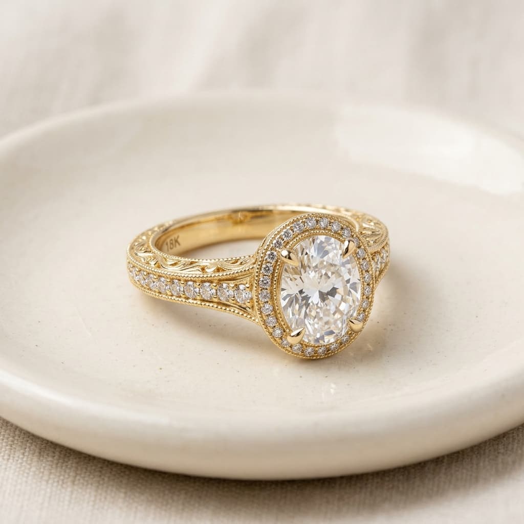 Heirloom Solitaire Ring