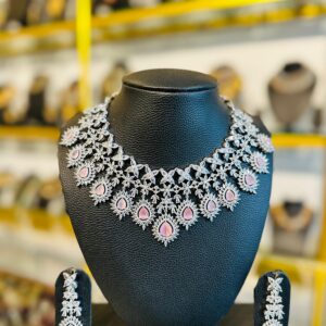 AD chocker with pink pearl